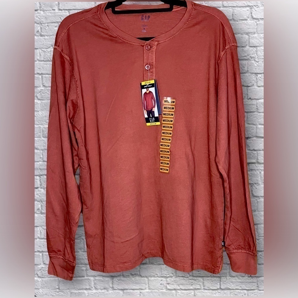 Gap Jersey Henley Shirt